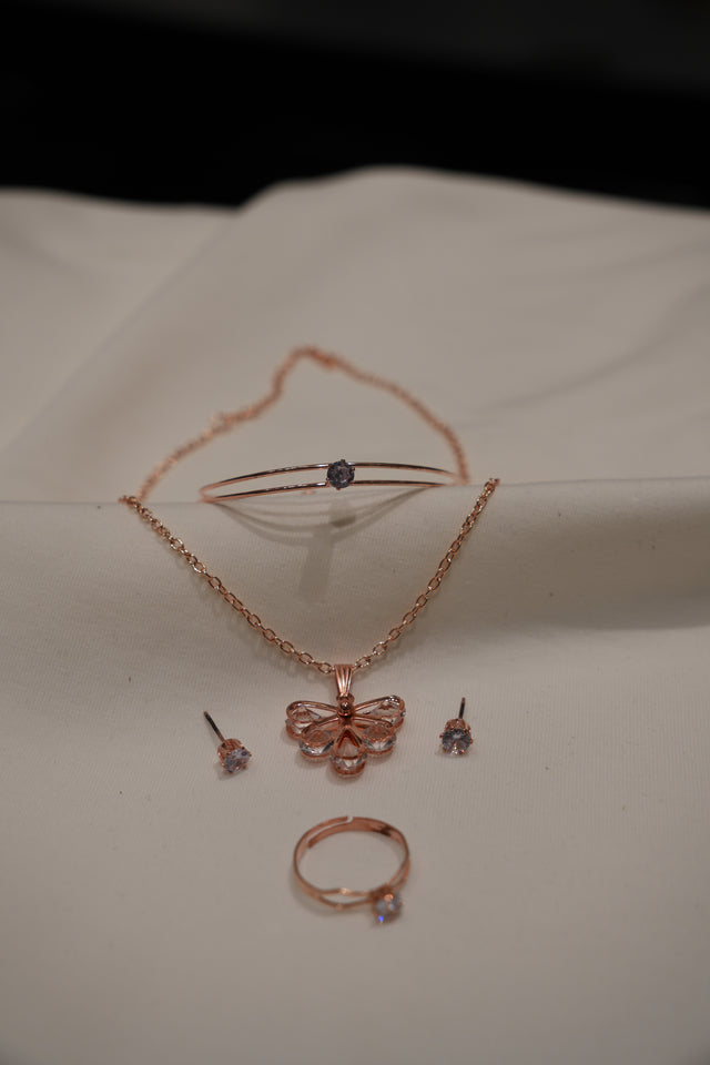 Rose gold combo set