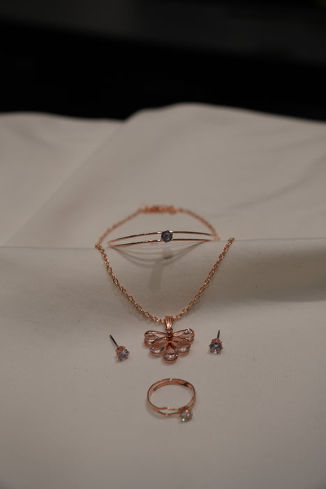 Rose gold combo set