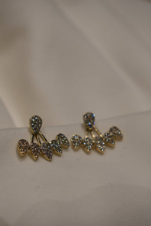 Ear jacket earrings
