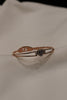 Heart shaped rosegold bangle