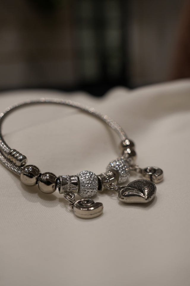 Pandora with Key and Heart Charm
