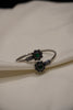 Stone open bangle