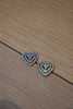 Heart-Shaped Sparkle Earrings