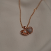 Pearl Rose Gold Necklace with Chain