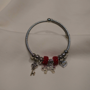 Pandora with Key and Heart Charm